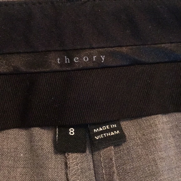 Theory Gray Slacks - Size 8! - Picture 5 of 8